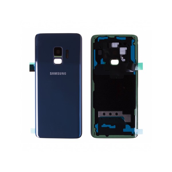 Vitre arrière pour Samsung Galaxy S9 G960 Bleu