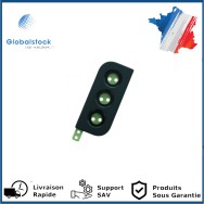Cadre Caméra Arrière PREMIUM pour Samsung Galaxy S22 Plus (SM-S906B) - Vert