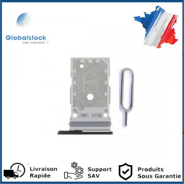 Tiroir SIM PREMIUM pour Samsung Galaxy S22 Ultra (SM-S908B) - Graphite