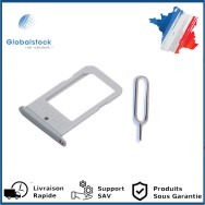 Tiroir SIM PREMIUM pour Samsung Galaxy S6 Edge Plus - Argent
