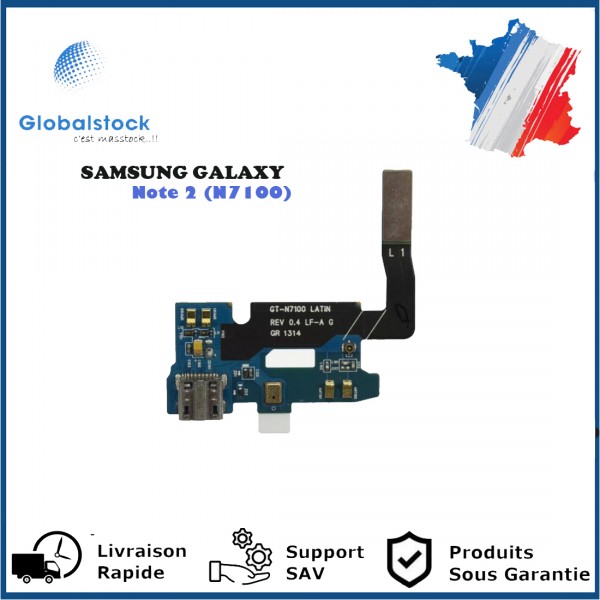 Connecteur de charge Samsung Galaxy Note 2 (N7100) - Envoi gratuit 24h