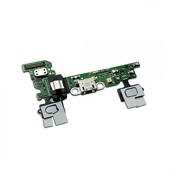 Connecteur de Charge avec Prise Jack et Nappe Capteur d'Empreintes PREMIUM pour Samsung Galaxy A3 2015 (A300F)