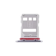 Tiroir Double SIM PREMIUM pour Huawei Mate 50 Pro - Argent