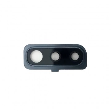 Lentille Caméra Premium pour Samsung Galaxy A50 - Argent avec Châssis