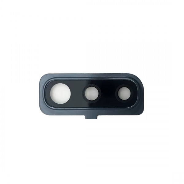 Lentille Caméra Premium pour Samsung Galaxy A50 - Argent avec Châssis