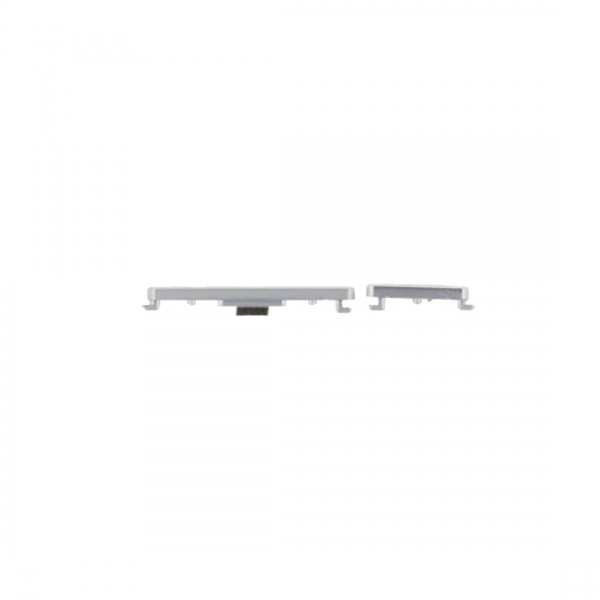 Boutons Volume et Power Premium pour Huawei P50 - Argent (2pcs)