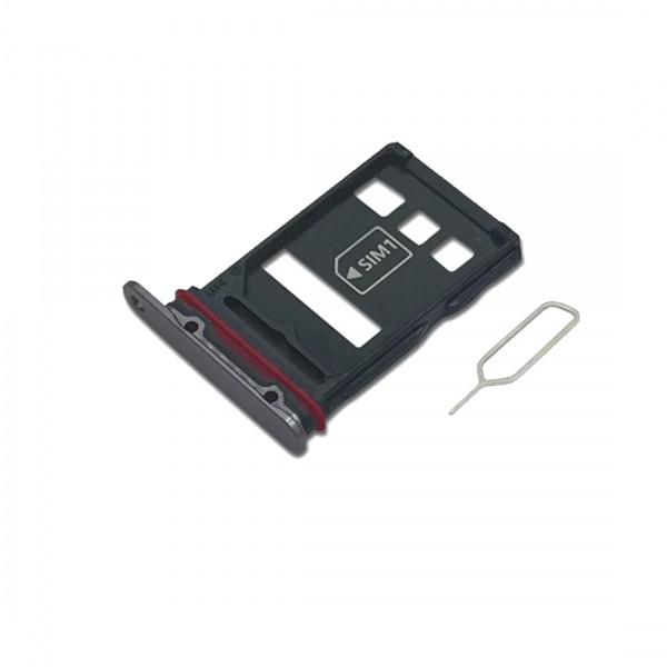 Tiroir Double SIM Premium pour Huawei P50 - Noir