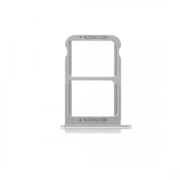 Tiroir Double SIM Premium pour Huawei Mate 9 - Argent