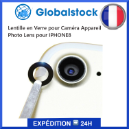 Lentille en Verre pour Caméra Appareil Photo Lens pour iPhone 8