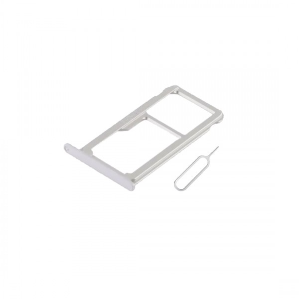Tiroir Double SIM Premium pour Huawei P9 - Blanc