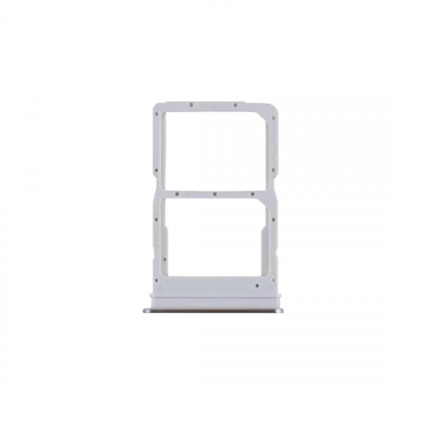 Tiroir Double SIM Premium pour Honor X8 4G - Argent