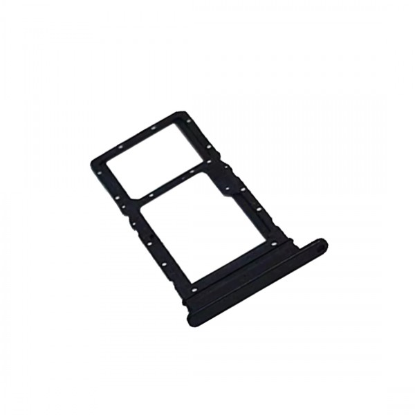 Tiroir Double SIM Premium pour Honor X8 4G / X8 5G - Noir