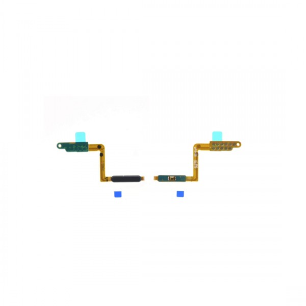 Bouton Power et Lecteur d'Empreintes Premium pour Samsung Galaxy A7 (2018) Noir