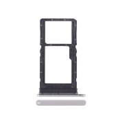 Tiroir Double SIM Premium pour Honor X7 - Argent