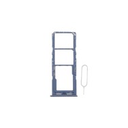 Tiroir Double SIM Premium pour Samsung Galaxy M33 5G - Bleu