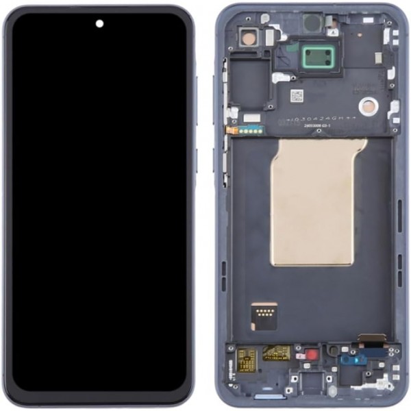 Écran LCD + Vitre Tactile avec Châssis pour Samsung Galaxy A55 5G avec Kit Outils