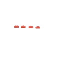 Boutons Droit pour Joy-Con Nintendo Switch - Rouge (17 pièces)