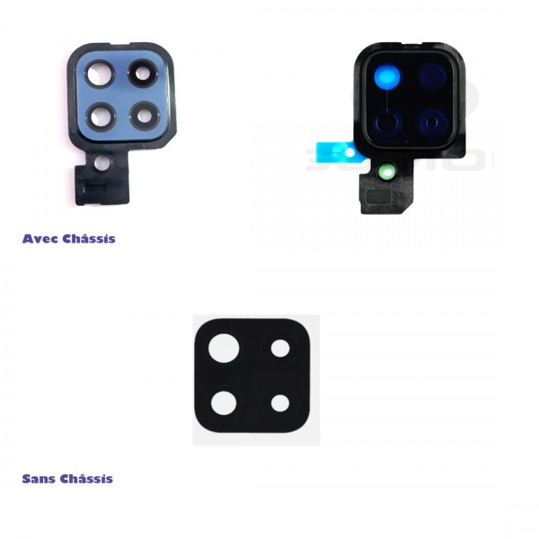 Lentille Caméra Arrière pour Samsung Galaxy M32 - Noir (2 pièces)