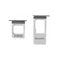 Tiroir Double SIM et SD Samsung Galaxy A8 2018 / A5 2018 / A8 Plus 2018 Noir