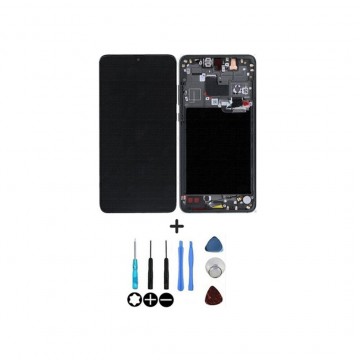 Écran LCD + Vitre arrière Huawei Mate 20 Noir avec Châssis Incell