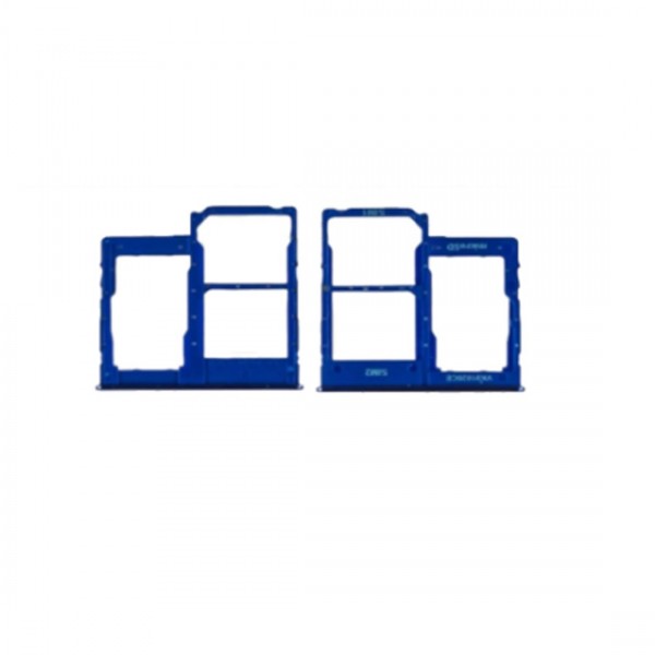 Tiroir SIM PREMIUM pour Samsung Galaxy A40 - Bleu