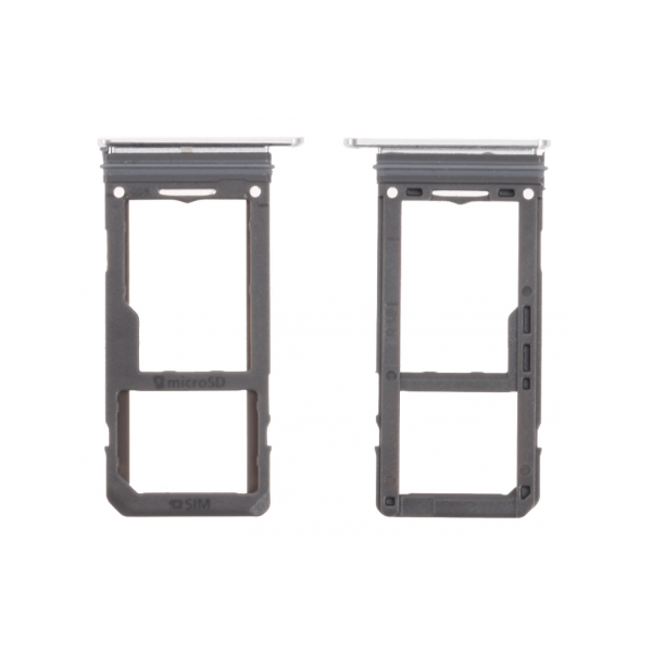 Tiroir SIM + SD Argent polaire pour Samsung Galaxy S8 G950F / S8+ G955F