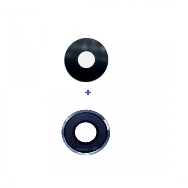 Lentille Caméra Arrière pour Xiaomi 12 - Bleu (2 pièces) Avec et Sans Châssis