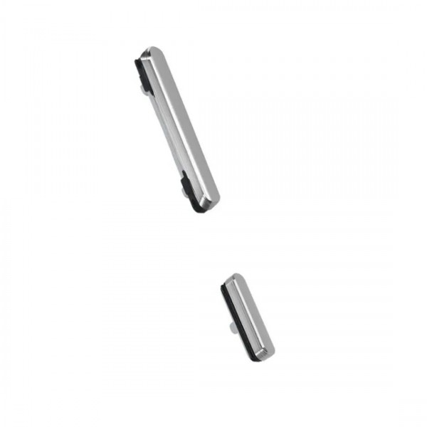 Nappe bouton power et volume pour Samsung Galaxy S23 Ultra Argent 2pcs in one set