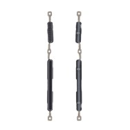 Bouton latéral de volume externe pour Motorola Moto E6 Noir 2pcs