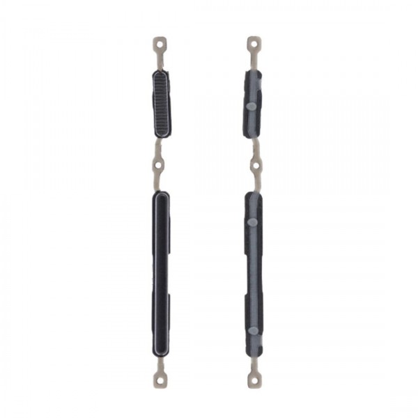Bouton latéral de volume externe pour Motorola Moto E6 Noir 2pcs