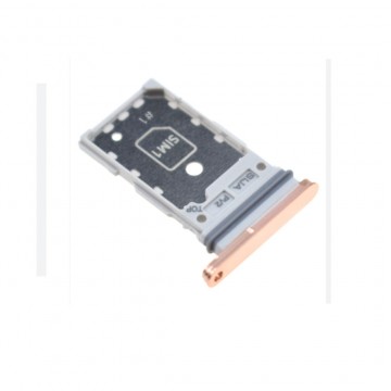 Tiroir SIM Samsung Galaxy S22 5G/S22+ 5G Double Carte Or Rose - Envoi gratuit 24h