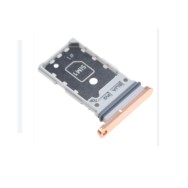 Tiroir SIM Samsung Galaxy S22 5G/S22+ 5G Double Carte Or Rose - Envoi gratuit 24h