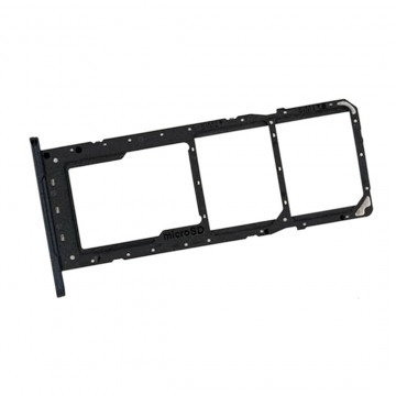 Tiroir carte sim Samsung Galaxy A14 4G A145 A145R Double Carte Noir
