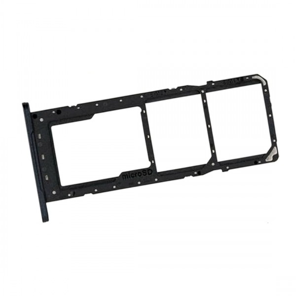 Tiroir carte sim Samsung Galaxy A14 4G A145 A145R Double Carte Noir