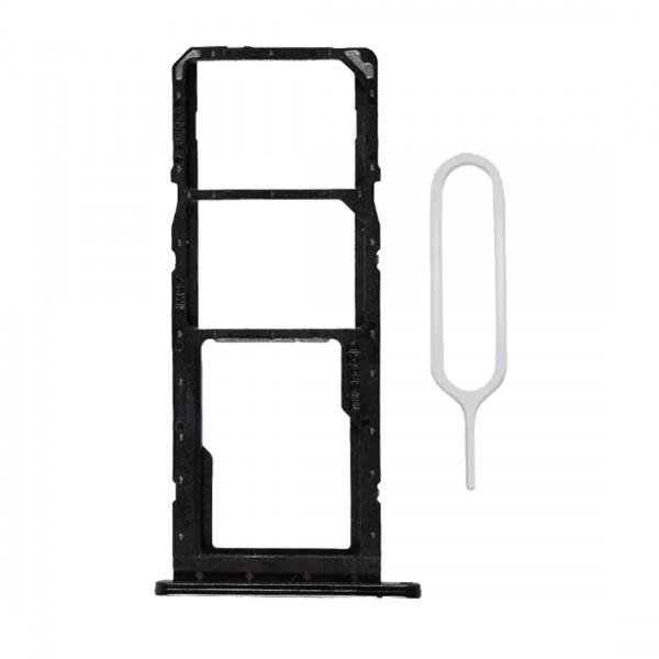 Tiroir Carte SIM pour Samsung Galaxy A04e A042 Double Sim - Noir