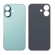Vitre Arrière (Cache Batterie) pour iPhone 16 Teal avec Gros Trou