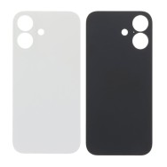 Vitre Arrière (Cache Batterie) pour iPhone 16 Blanc avec Gros Trou