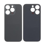Vitre Arrière (Cache Batterie) pour iPhone 16 Pro Noir avec Gros Trou