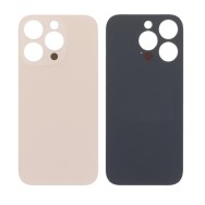 Vitre Arrière (Cache Batterie) pour iPhone 16 Pro Desert avec Gros Trou