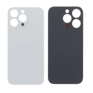 Vitre Arrière (Cache Batterie) pour iPhone 16 Pro Max Blanc avec Gros Trou