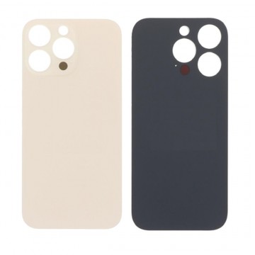 Vitre Arrière (Cache Batterie) pour iPhone 16 Pro Max Desert avec Gros Trou