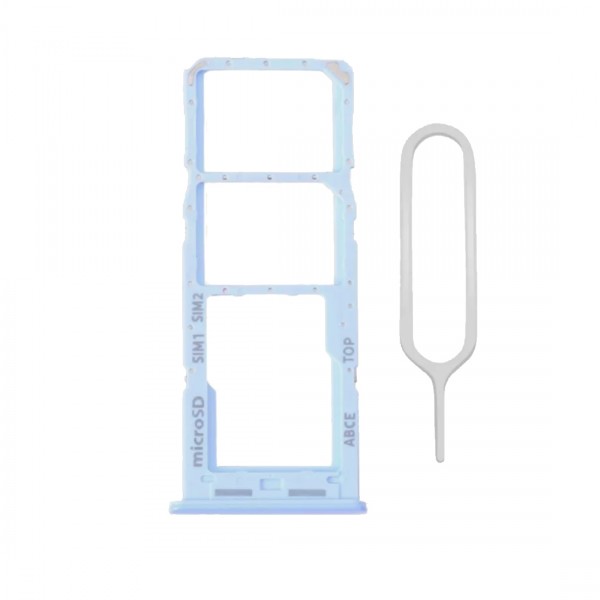 Tiroir double SIM pour Samsung Galaxy A23 A235 - Bleu