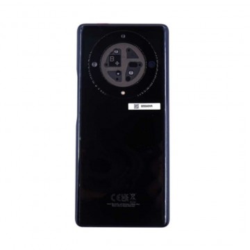 VITRE ARRIÈRE CACHE BATTERIE POUR HONOR MAGIC5 LITE NOIR MINUIT BLACK + LENTILLE