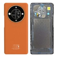 Vitre Arrière avec Lentille Caméra pour HONOR Magic6 Lite - Sunrise Orange