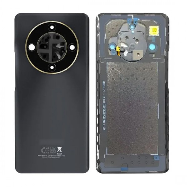 Vitre Arrière avec Lentille Caméra pour HONOR Magic6 Lite - Noir Minuit