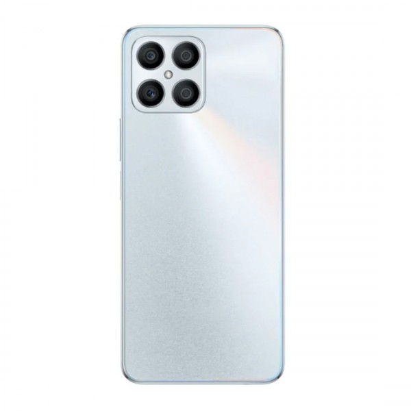 Vitre Arrière avec Lentille Caméra pour HONOR X8 - Titanium Silver