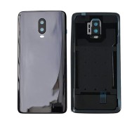Vitre Arrière avec Lentille Caméra pour OnePlus 6T - Miroir Noir