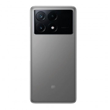 Vitre Arrière avec Lentille Caméra pour Xiaomi POCO X6 Pro - Gris