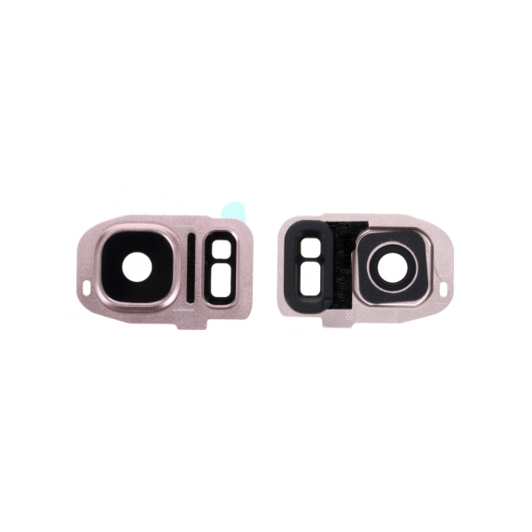 Lentille camera arrière pour Samsung Galaxy S7 G930F / S7 Edge G935F Rose