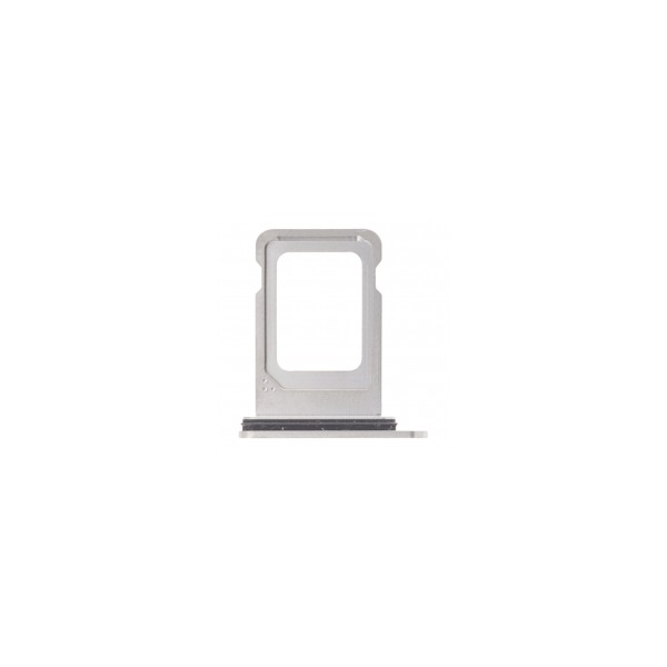 Tiroir Simple SIM pour iPhone 15 Pro/15 Pro Max - Blanc Titane